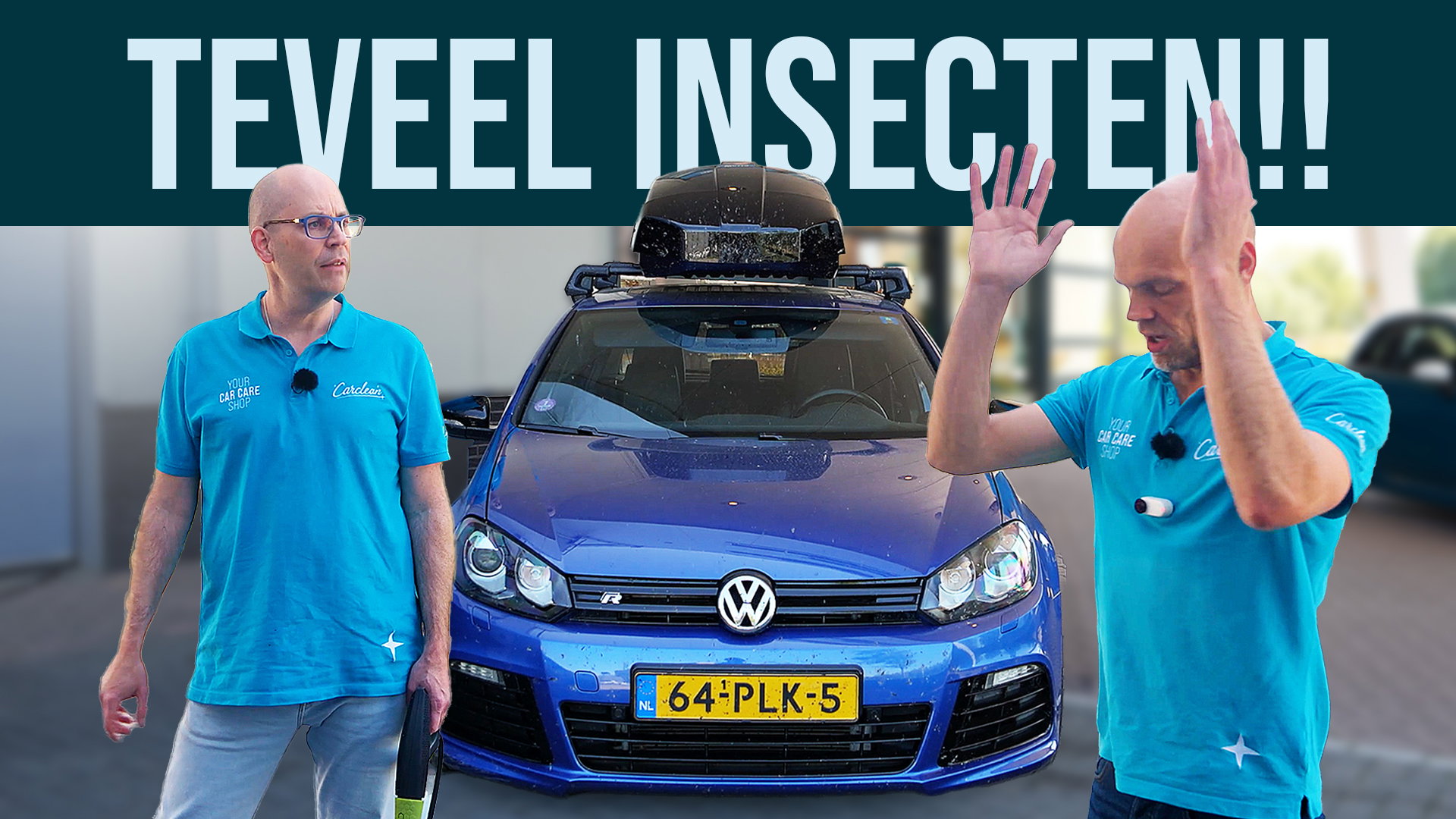 auto detailing, car care, blue car, Volkswagen, dakdrager