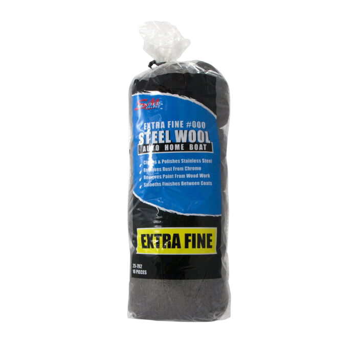 Staalwol Grade 000 - Extra Fijn - zak 16 pads