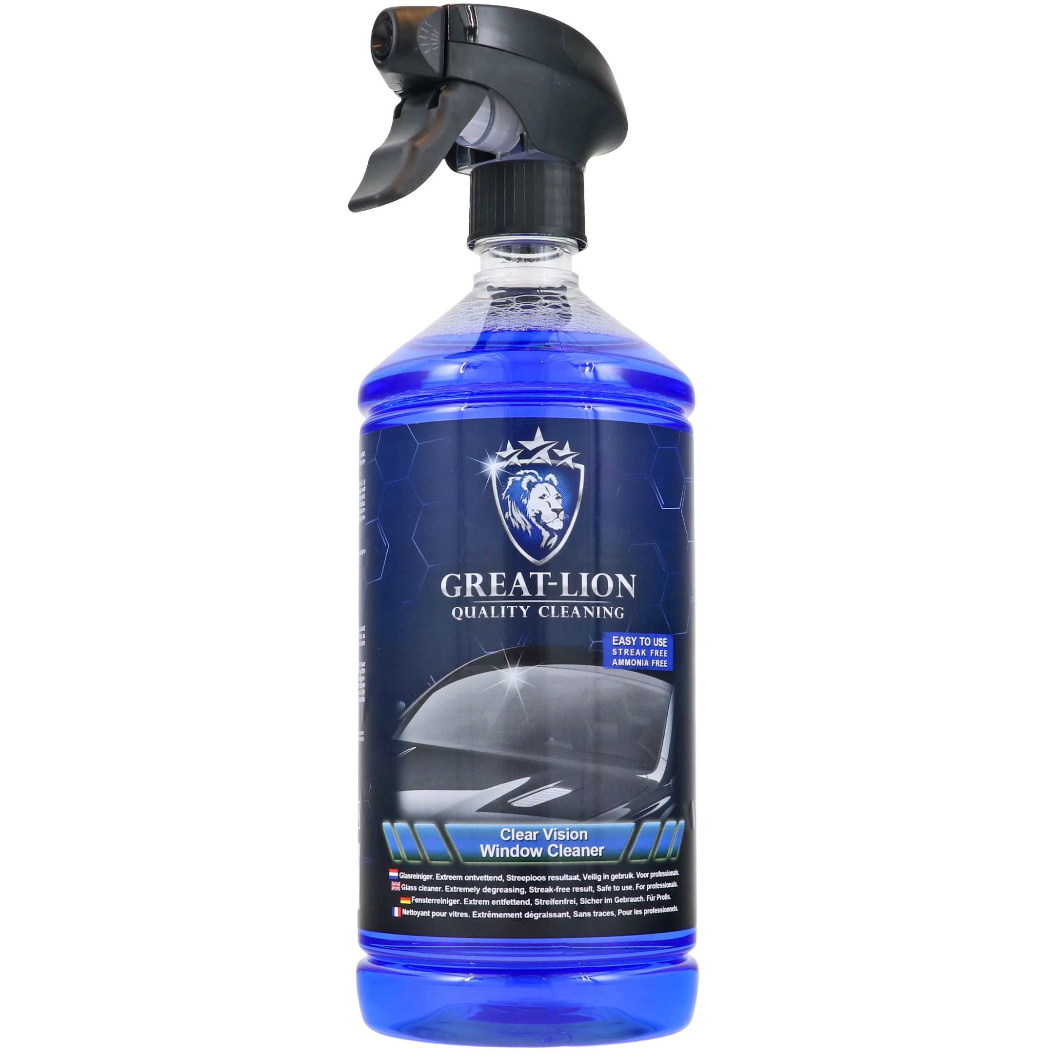 Clear Vision Glasreiniger - 1000ml Fles, Cosmetica, Parfum