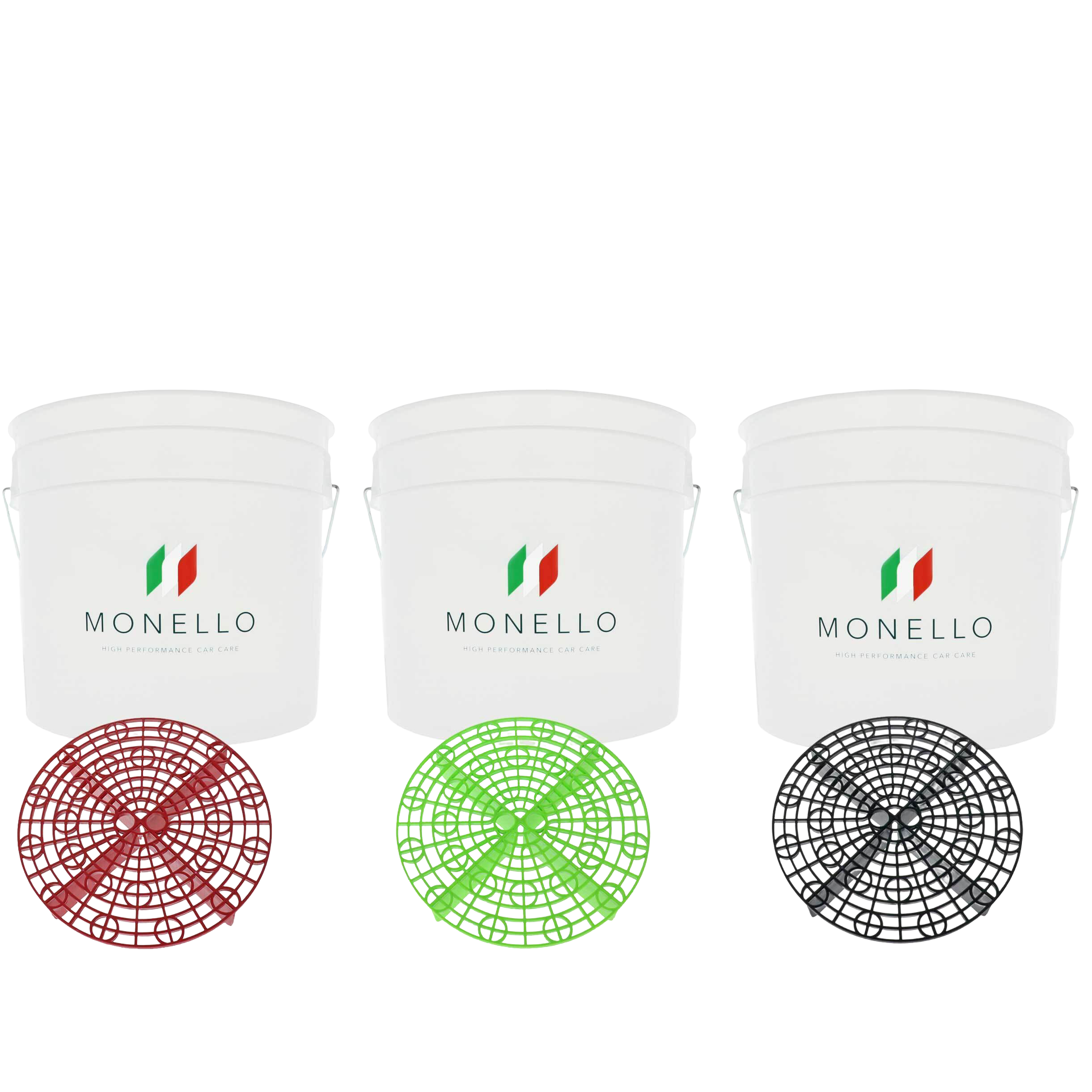 Secchio 13 Liter emmerset - 3 stuks Secchio 13 Liter emmerset - 3 stuks