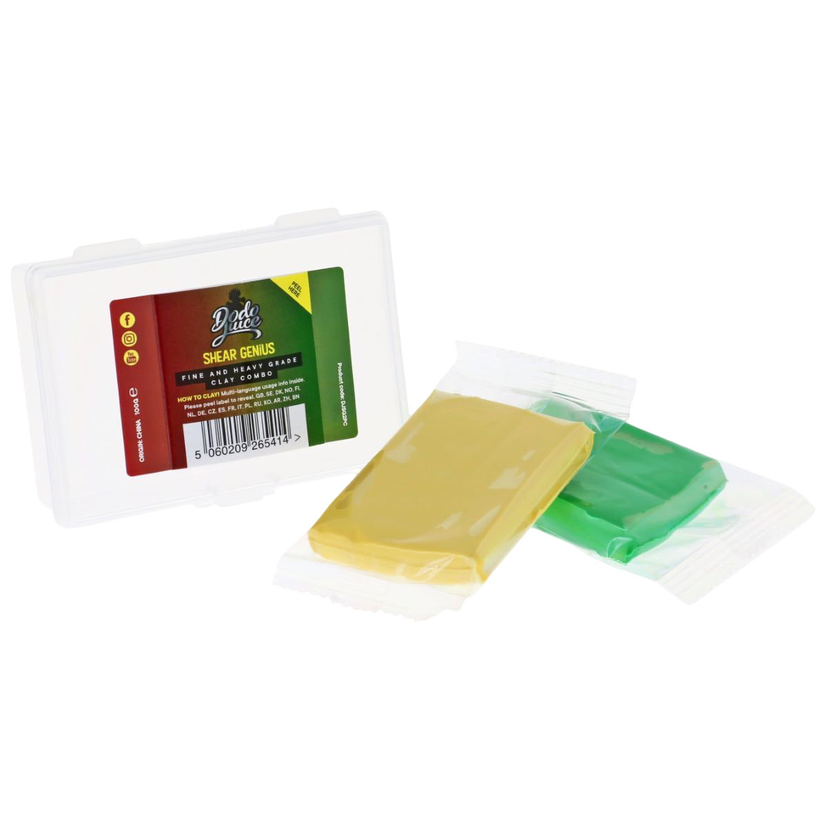 Shear Genius Multi Grade Detaling Clay - 2 x 50 gram