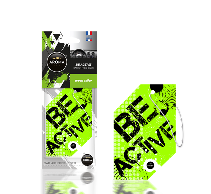 Be Active Car Air Freshener - Green Valley