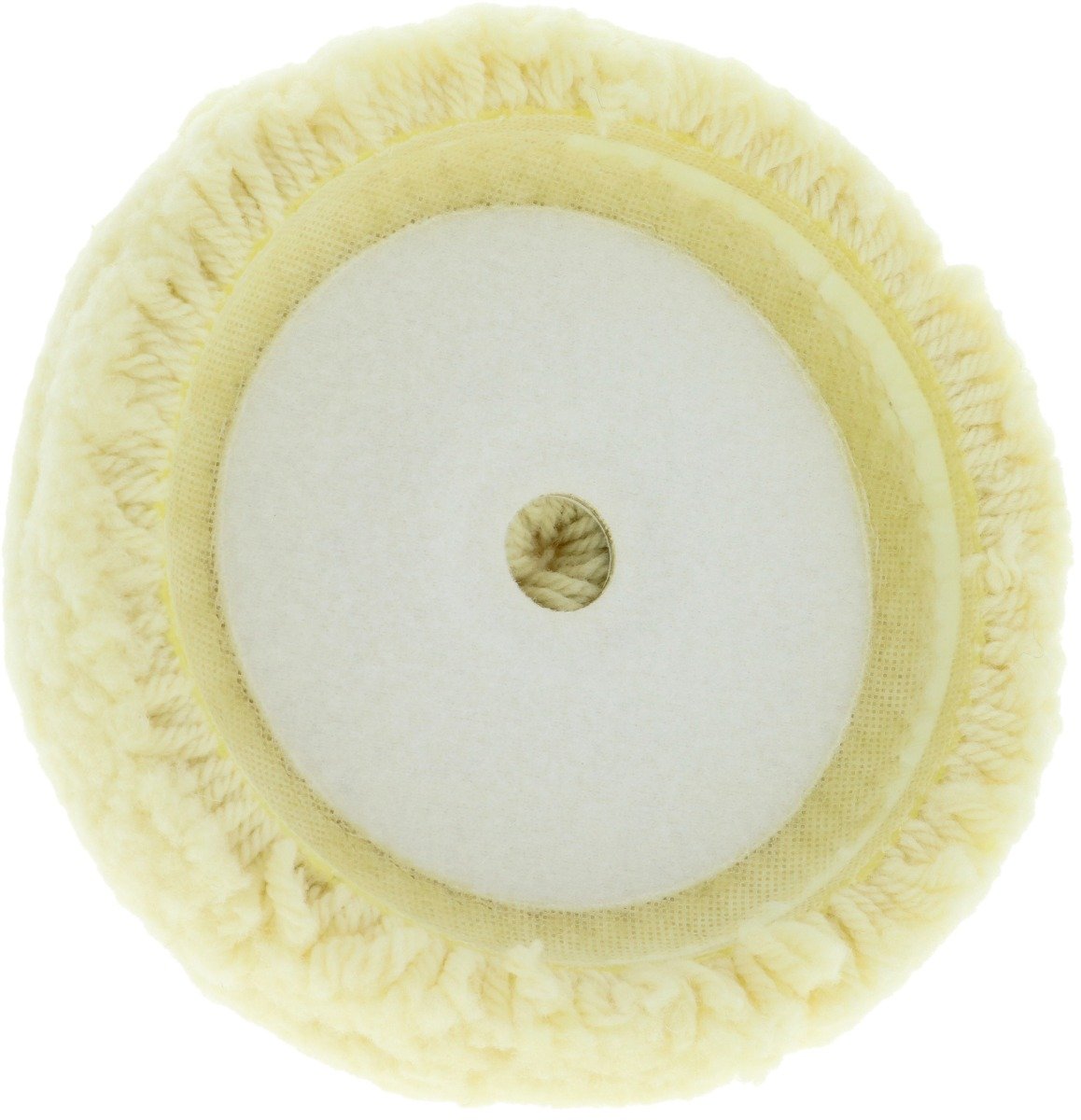 Cupped Twisted 100% Merino Wool Cutting Rotary Pad - 150mm (steunplaat 125mm)