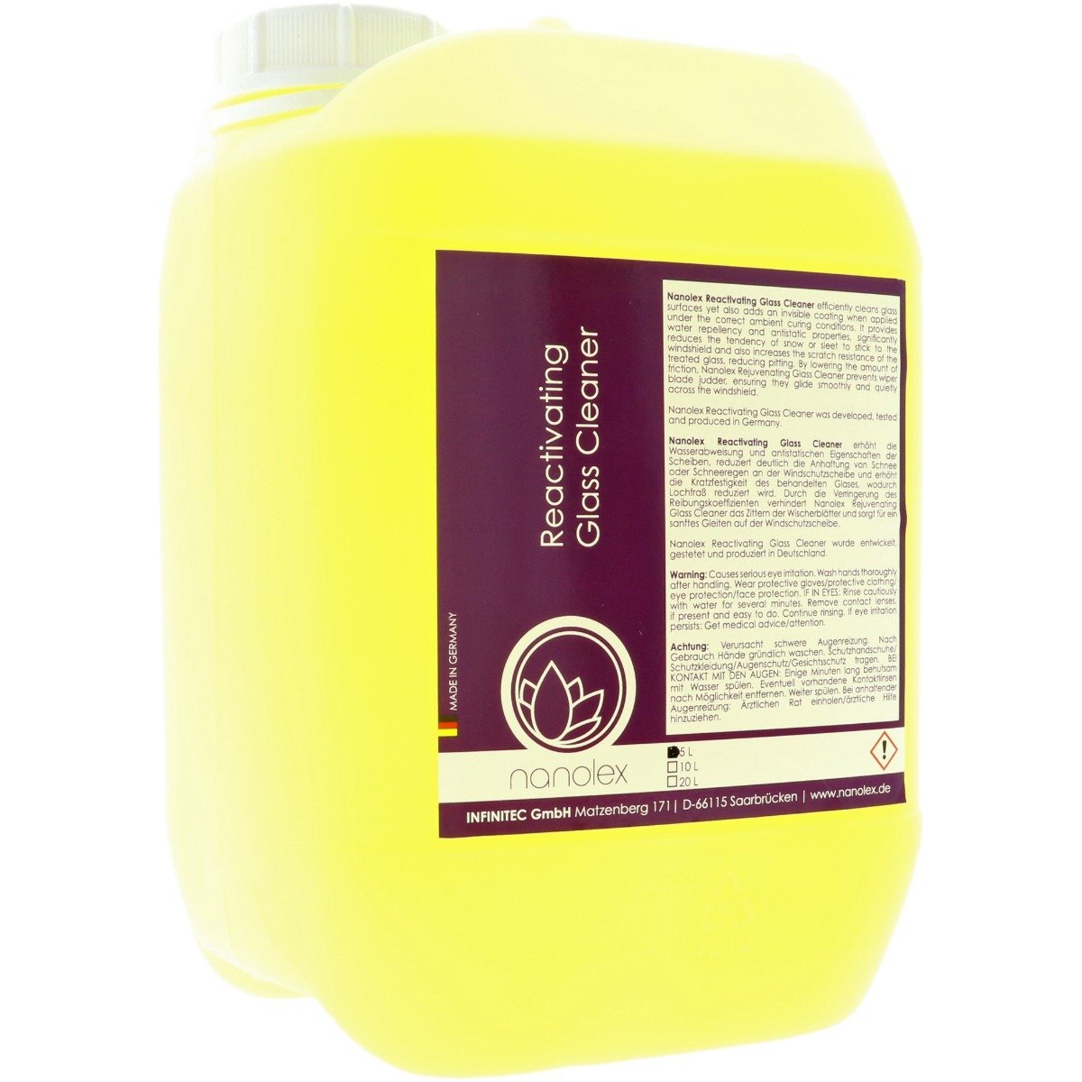 Reactivating Glass Cleaner - 5000ml