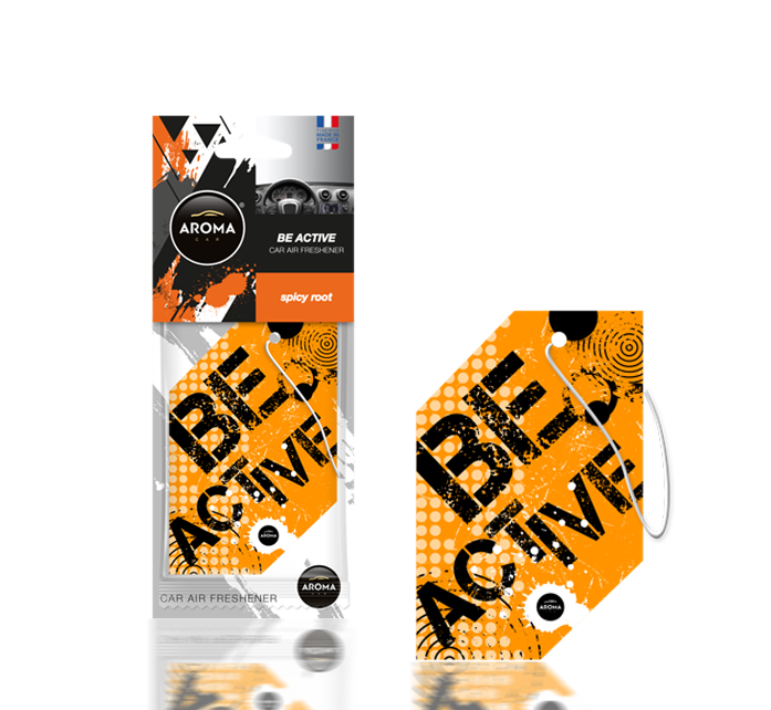Be Active Car Air Freshener - Spicy Root