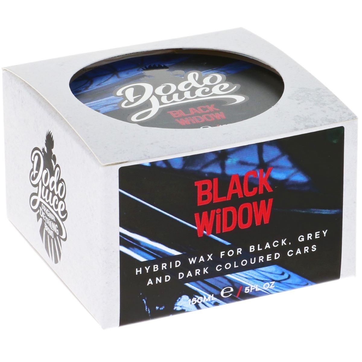 Black Widow hybrid wax for dark coloured cars - 150ml