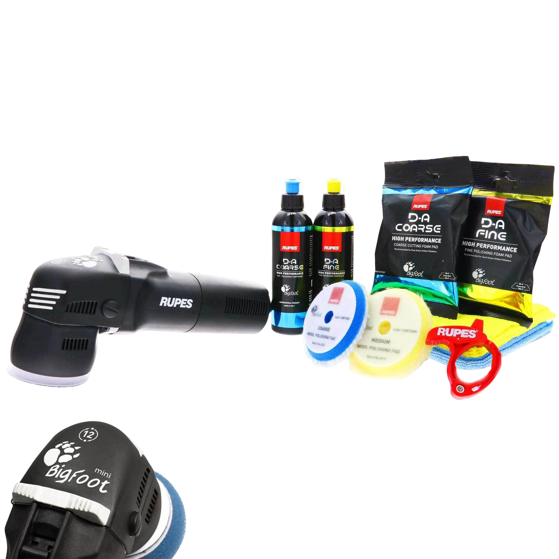 Big Foot LHR75E Mini Polisher BAS Kit Apparaat, Föhn, Elektrisch apparaat