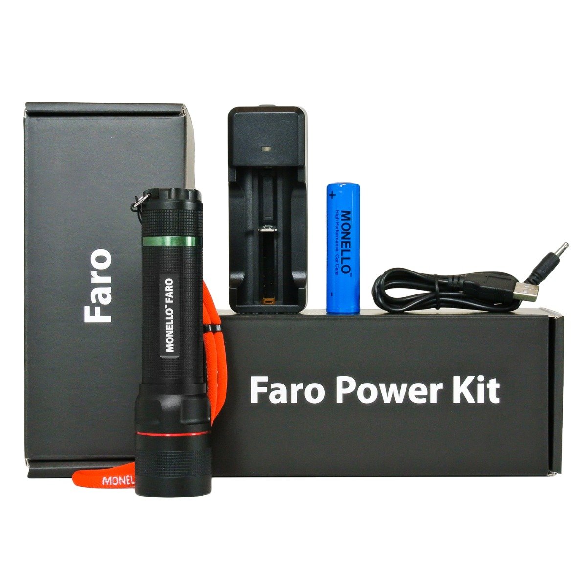 Faro - LED Zoombare Inspectielamp + 2400 mAh Li-Ion Accu