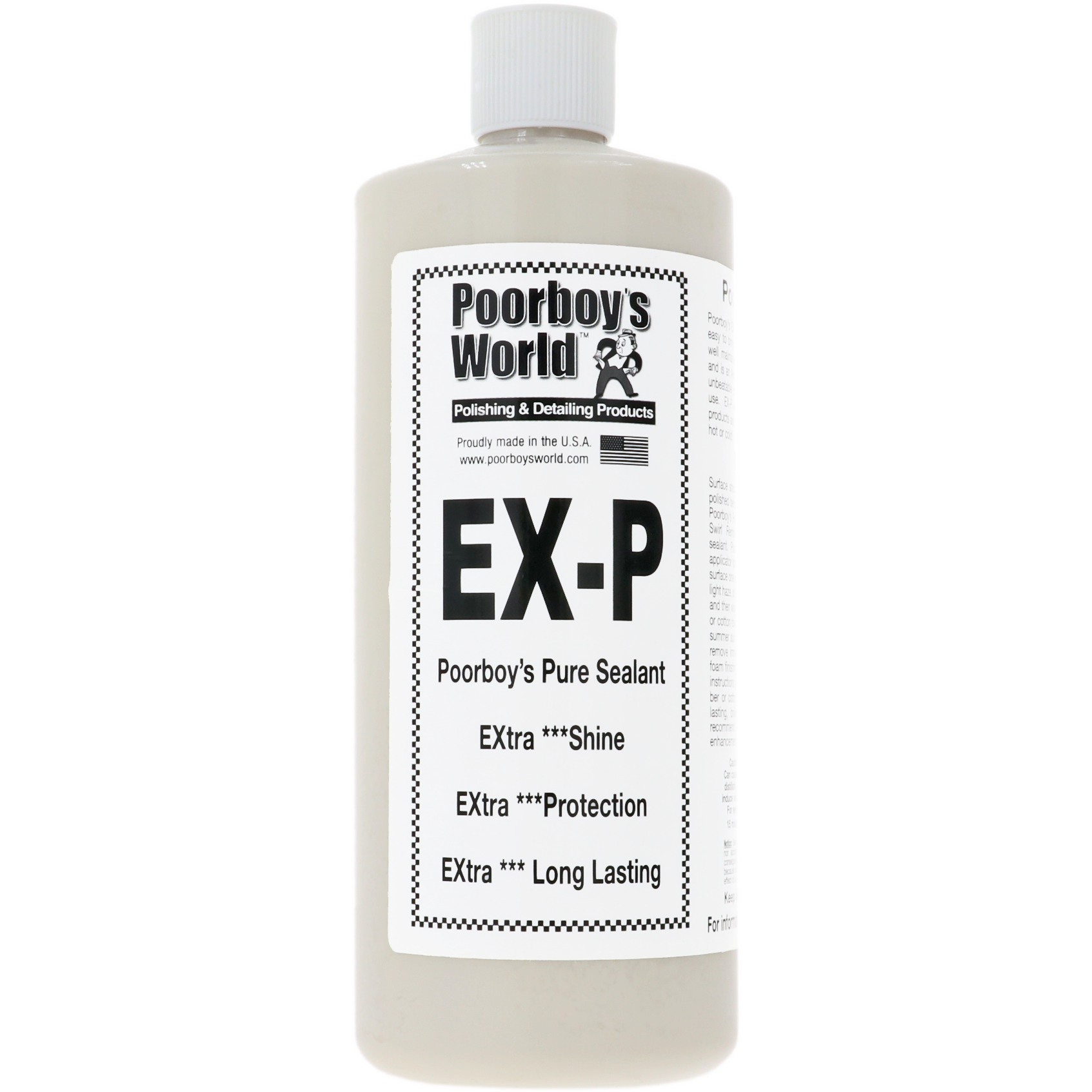 pure sealant, EX-P, polishing product, fles/bottle, witte label