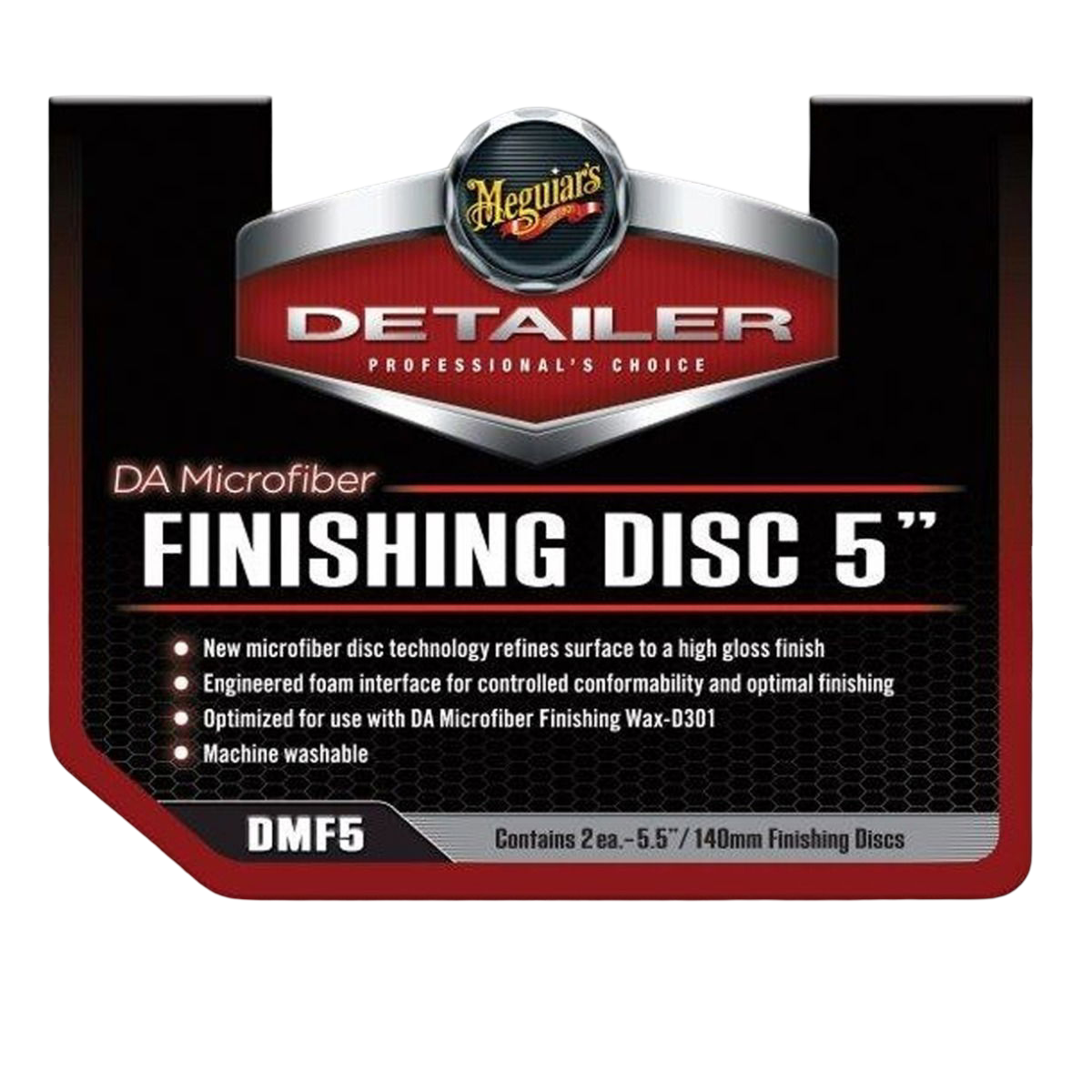 DA Microfiber Finishing Disc Pad - 5 inch - 2pack DA Microfiber Finishing Disc Pad - 5 inch - 2pack
