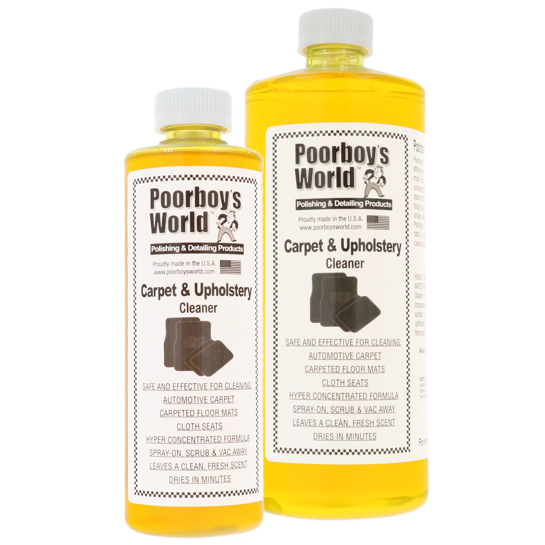 carpet cleaner, upholstery cleaner, detailing product, carpet & upholstery, hyper concentrated formula