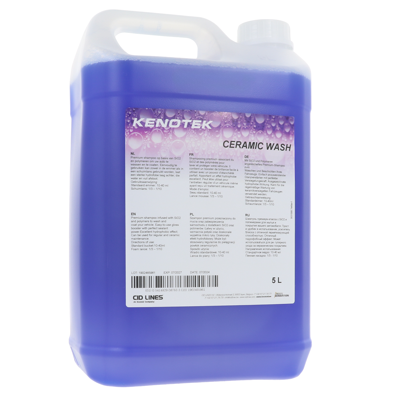 Coat It Ceramic Wash - 5000 ml Voedsel, Kruiden, Siroop, Eerste hulp