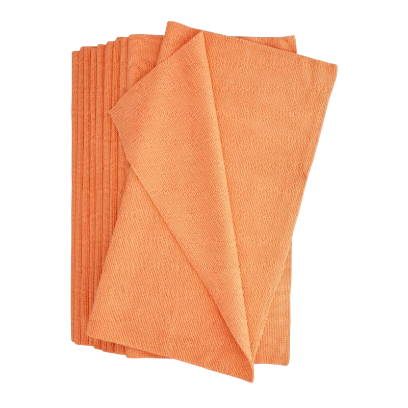 Allround Microfiber Towel Orange HD 10-pack - 40x40cm Allround Microfiber Towel Orange HD 10-pack - 40x40cm