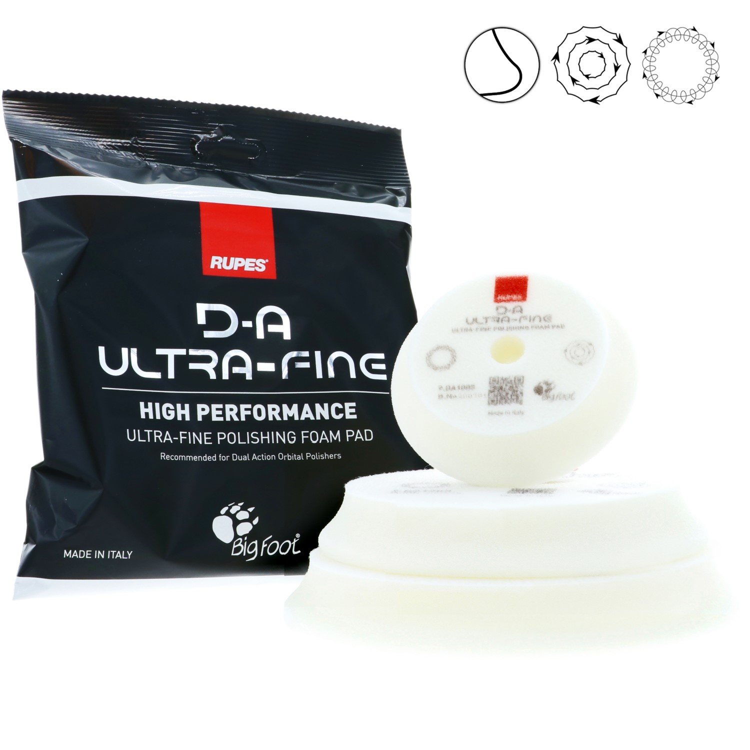 D-A Ultra-Fine Polishing Foam Pad - Diverse maten