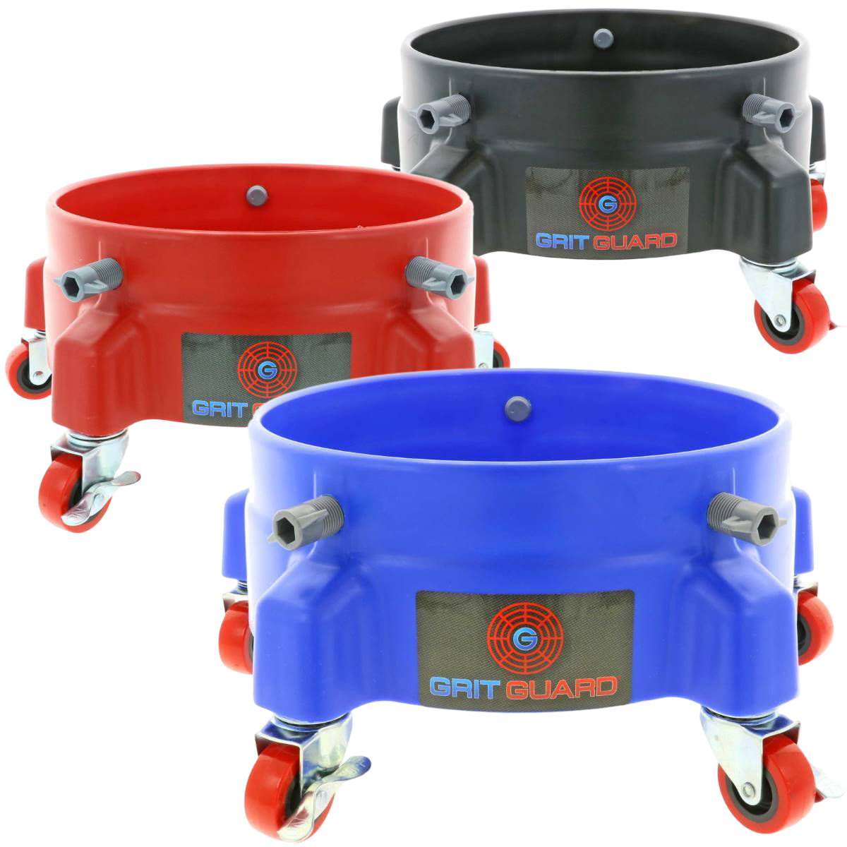 Rolonderstel voor Grit Guard Emmer