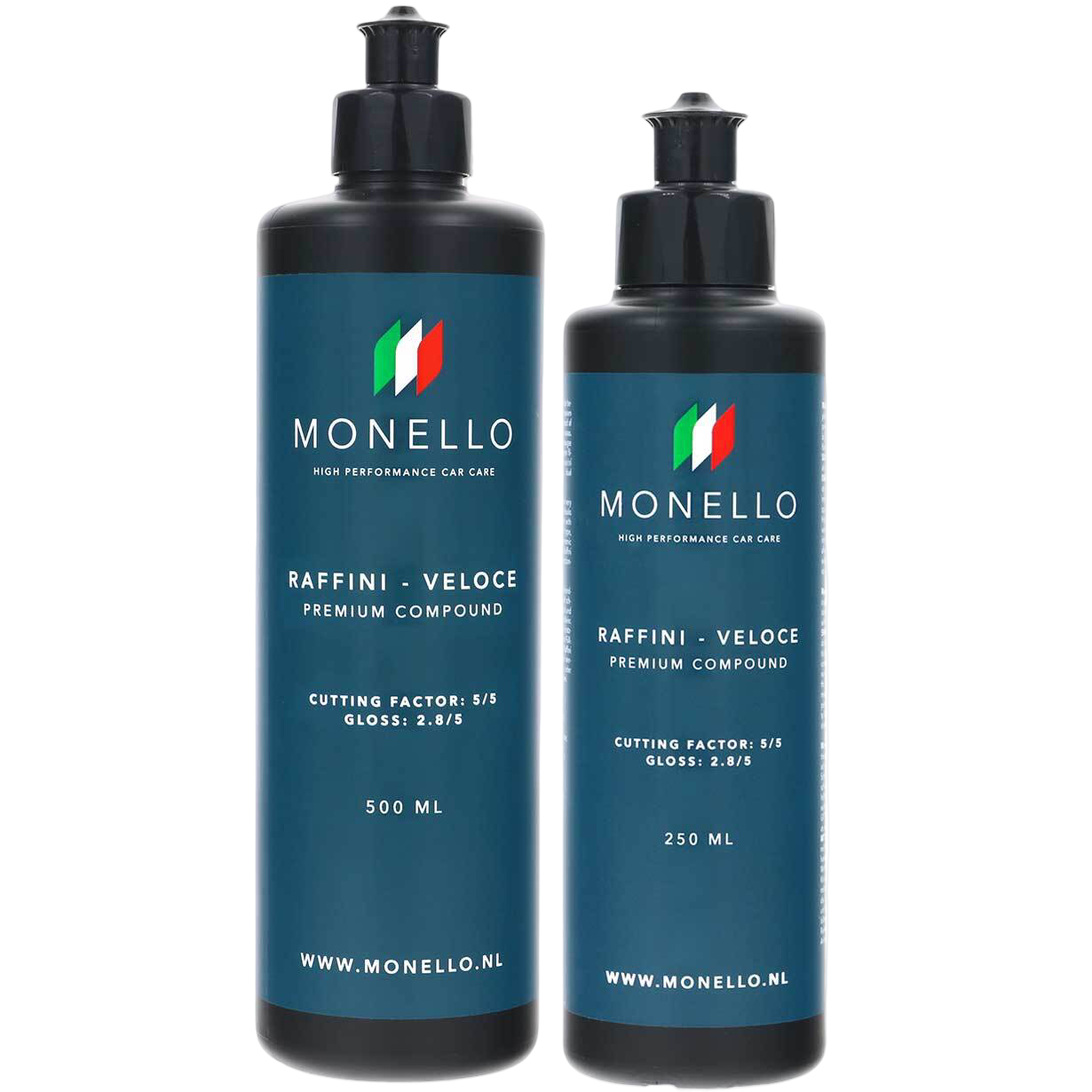 Raffini Veloce Premium Compound Fles, Shaker