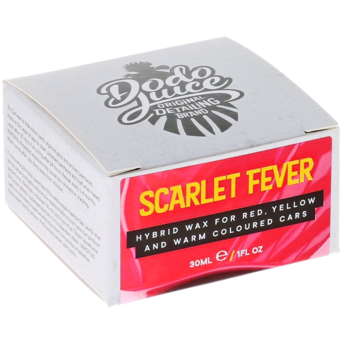 Scarlet Fever hybrid wax for warm coloured cars - 30ml