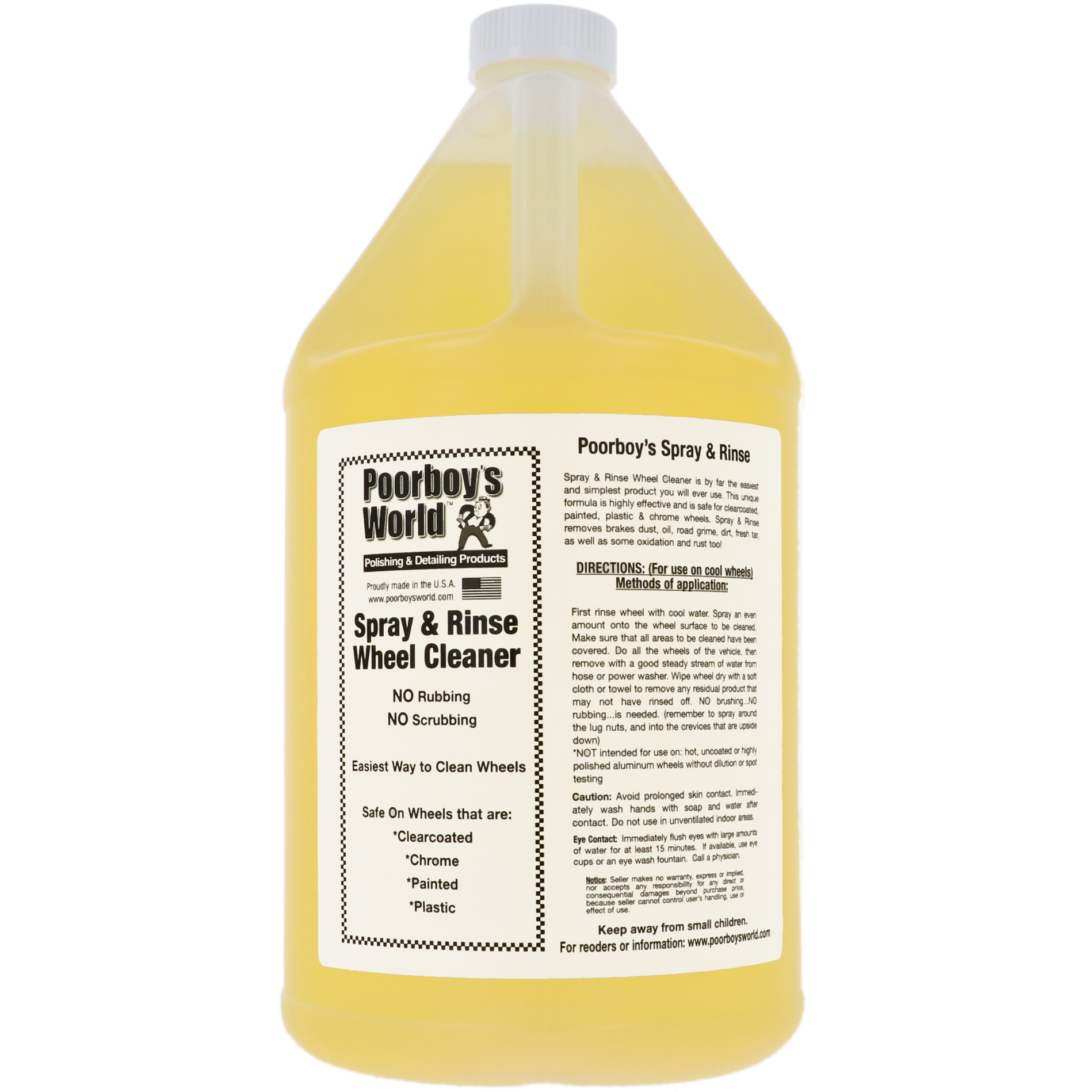 Spray and Rinse Wheel Cleaner - 3780ml