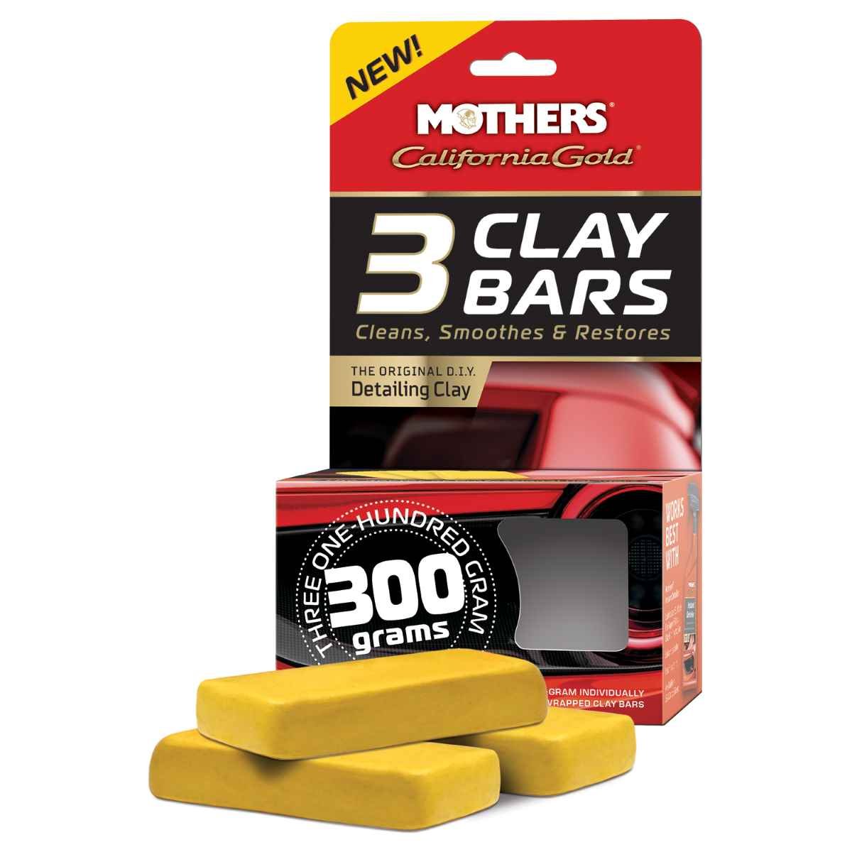 California Gold Clay Bars - 3 x 100 gram