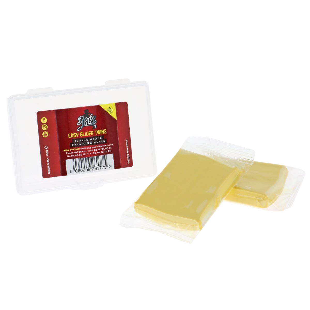 Easy Glider Twins Fine Detailing Clay - 2 x 50 gram Easy Glider Twins Fine Detailing Clay - 2 x 50 gram