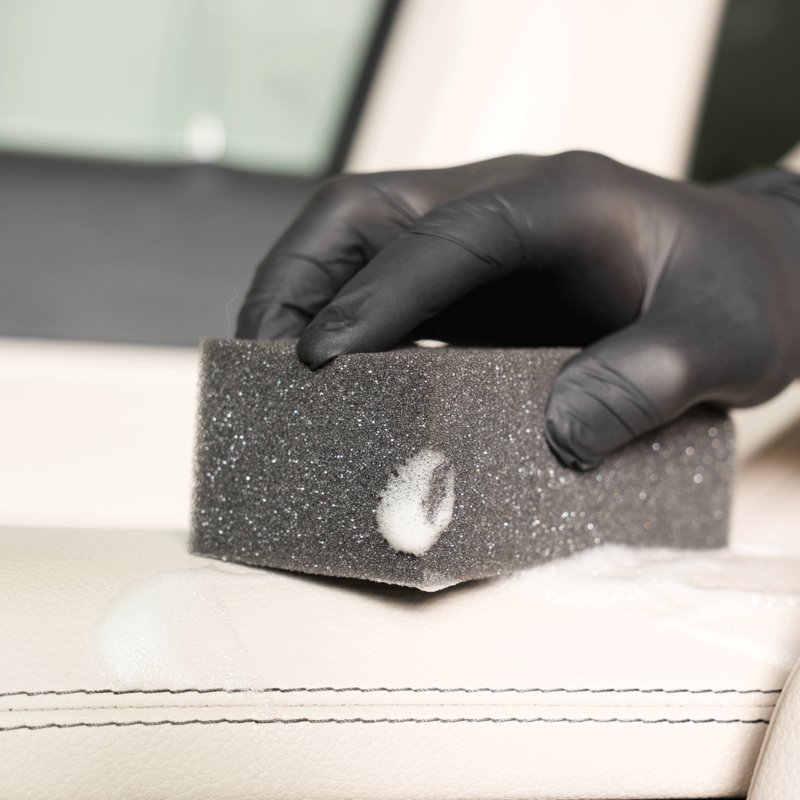 spons, neem, spong, kussen, auto-interieur