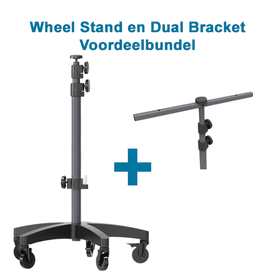 Wheel Stand met Dual Bracket Bundel
