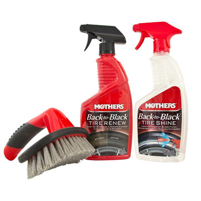 Mothers Wax Back to Black Tire Care Set