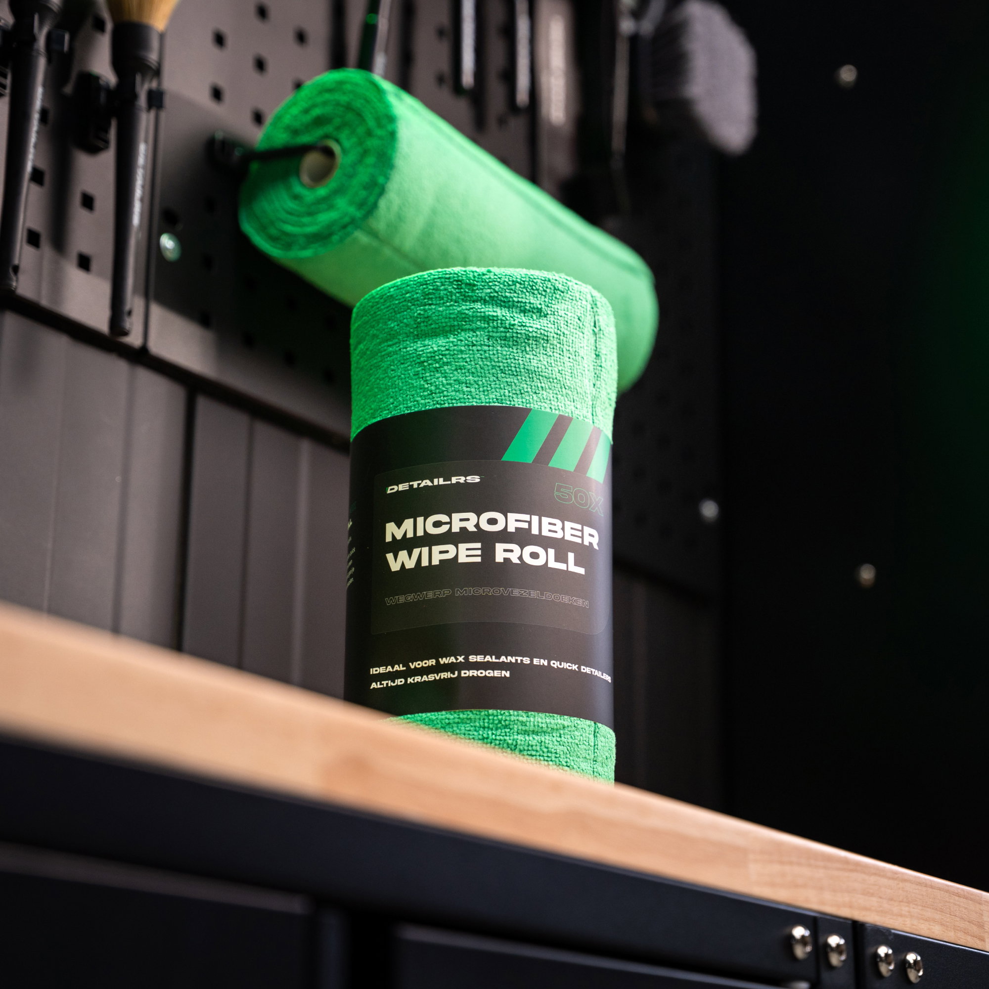 microfiber, wipe roll, groen, doek, detaileren