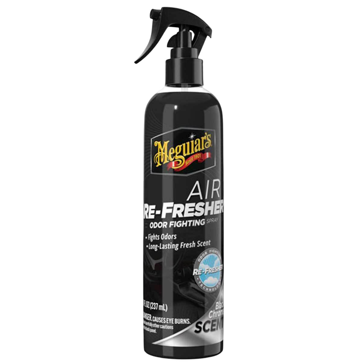 Air Refresher Black Chrome - 237ml Kan, Spuitbus, Tin, Fles, Parfum