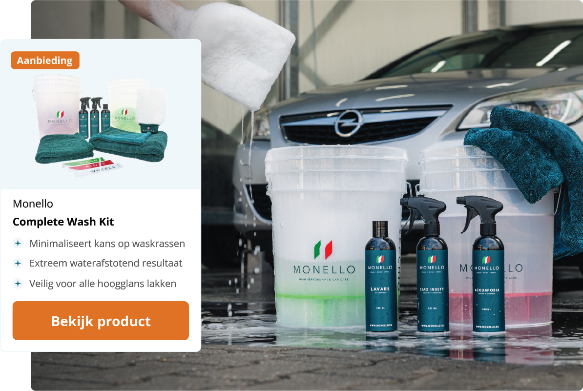 wash kit, car detailing, Monello, cleaning solution, spray bottles