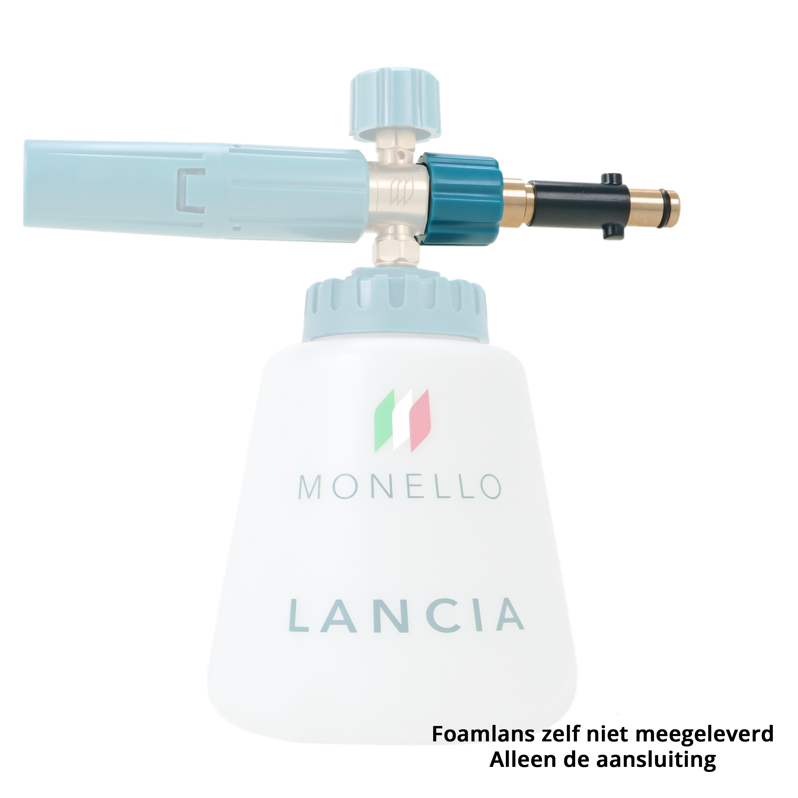 spuit, foamlans, Lancia, Monello, koppelventiel