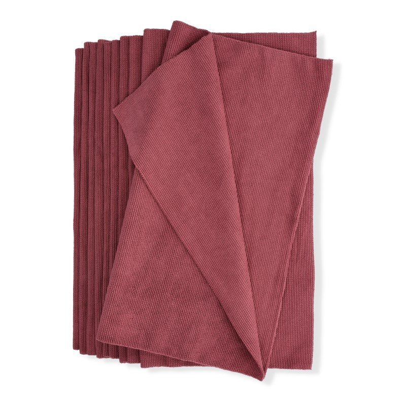 Allround Microfiber Towel Bordeaux HD 10-pack - 40x40cm