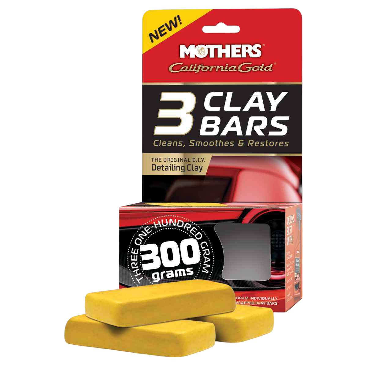 California Gold Clay Bars - 3 x 100 gram