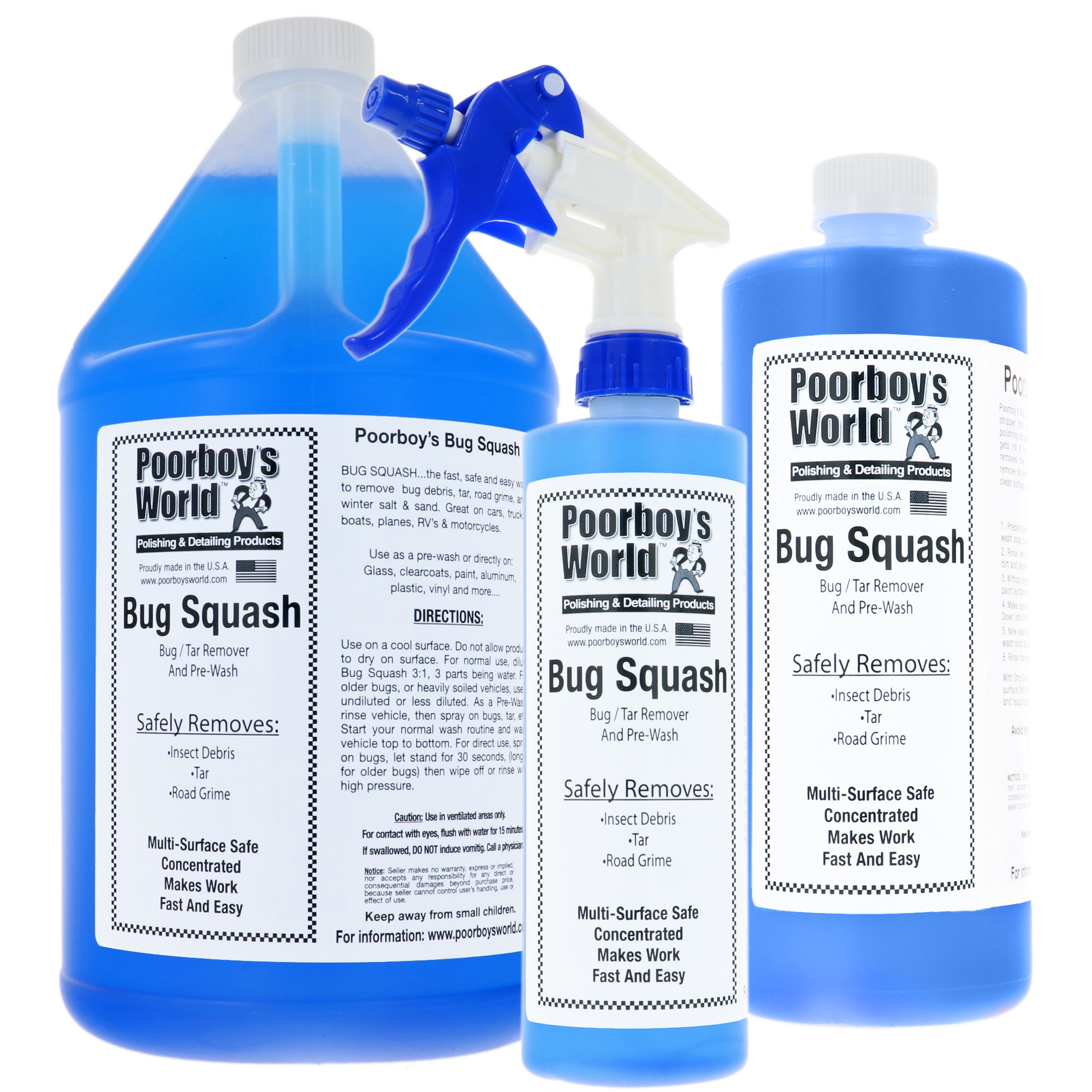 Bug Squash, Polishing spray, Multi-surface, Concentrated, Trigger spray
