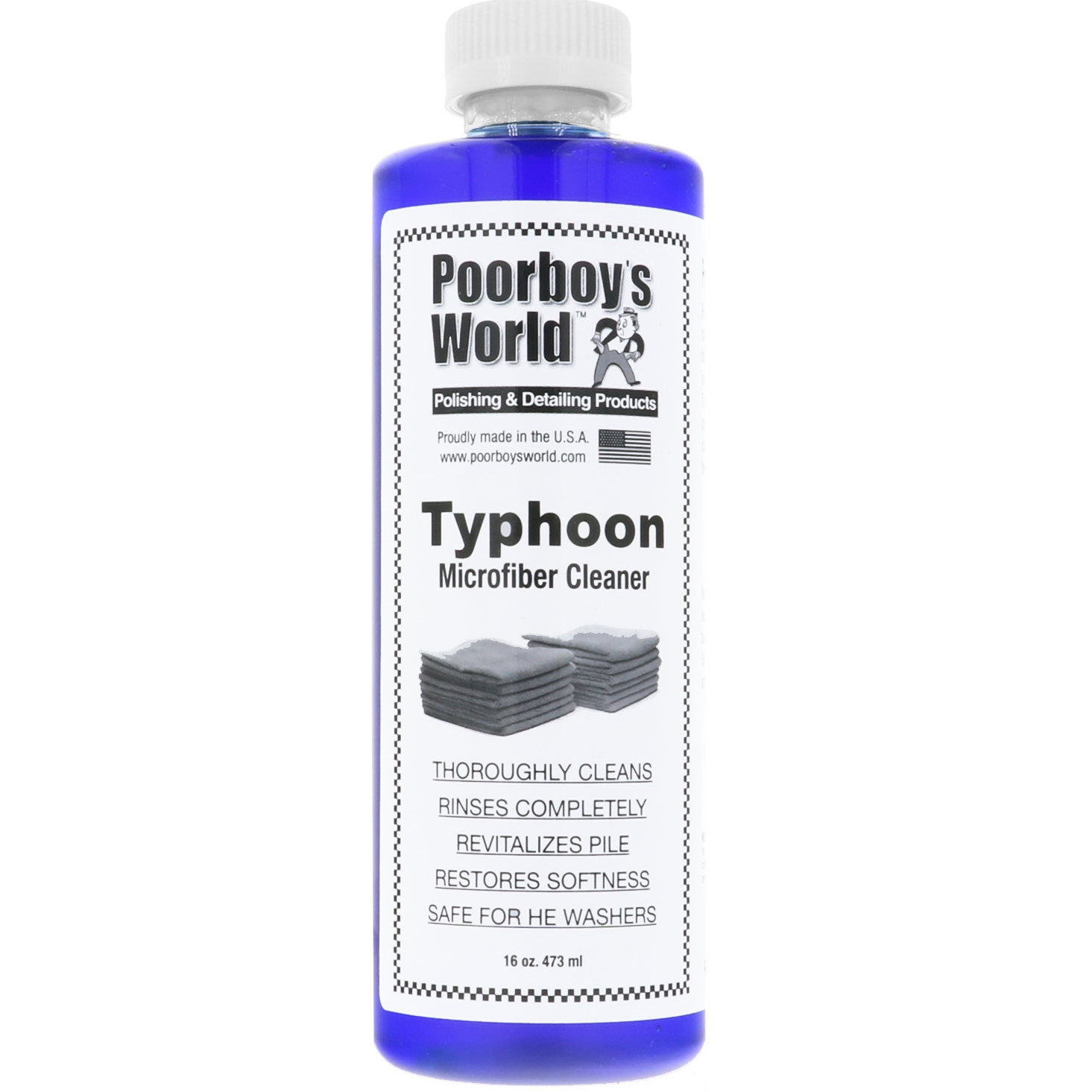 microfiber cleaner, polishing product, Typhoon cleaner, blue bottle, laundry accessory