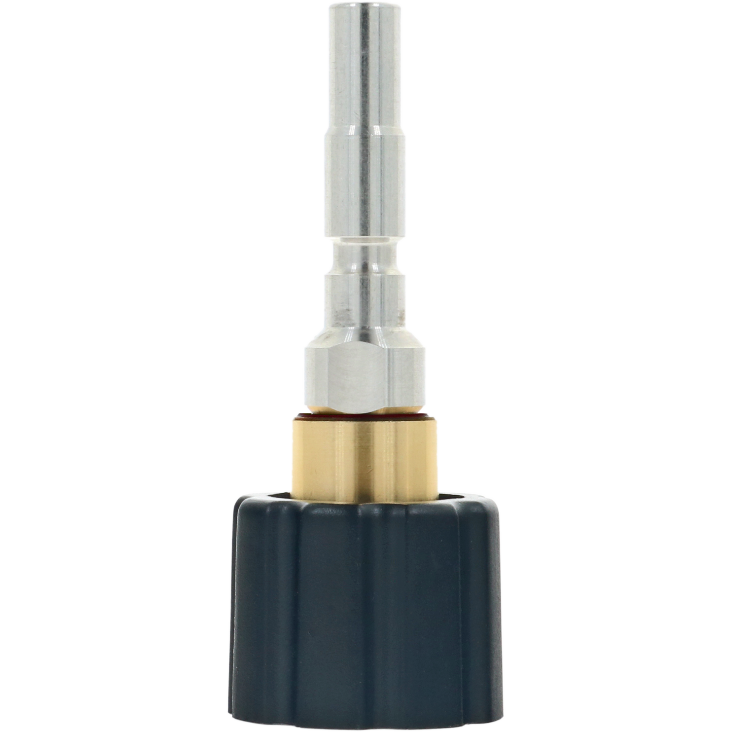 valve, hose connector, metal fittings, plumbing, blue handle
