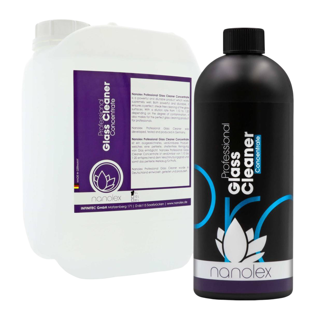 Professional Glass Cleaner Concentrate Fles