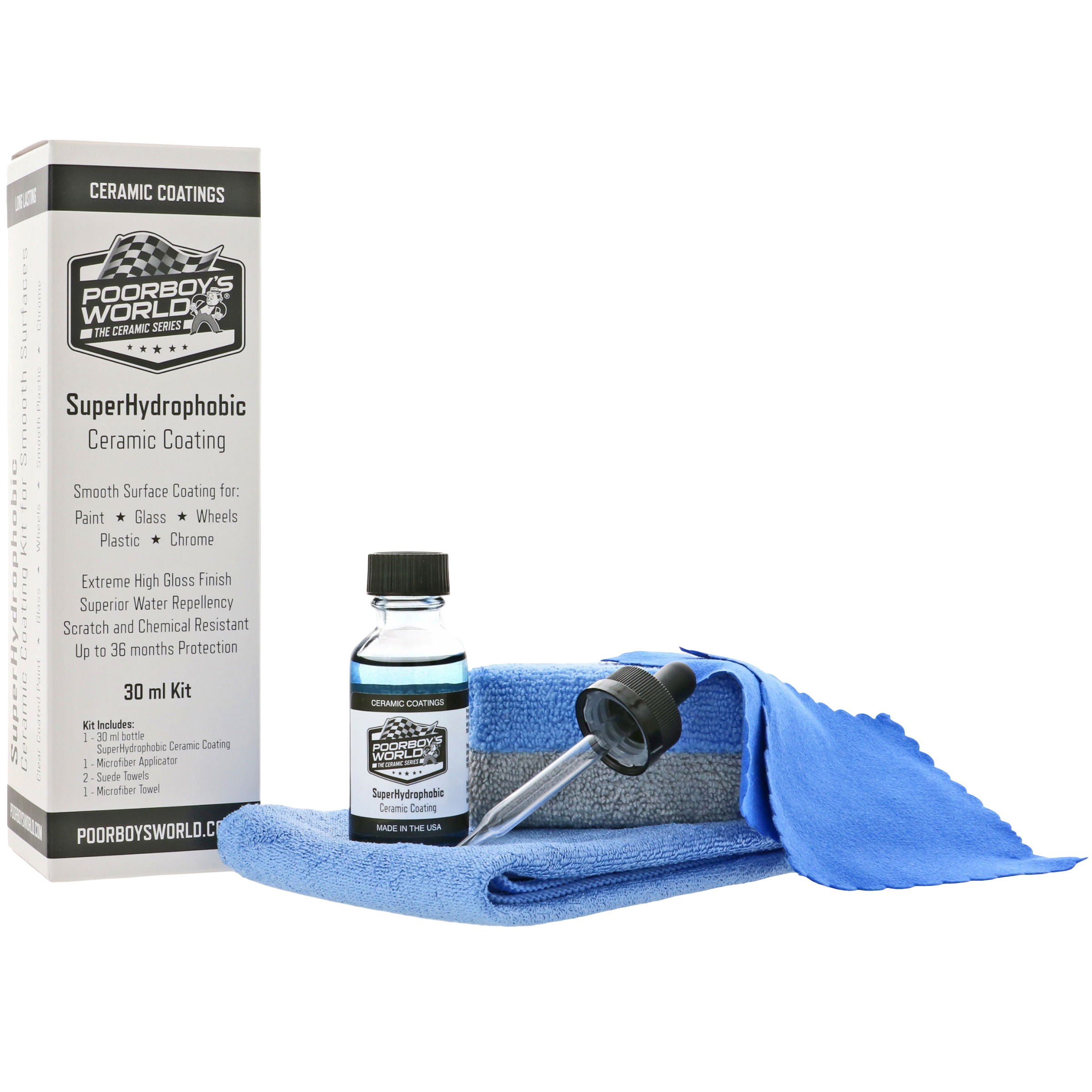 SuperHydrophobic Ceramic Coating 30 ml kit SuperHydrophobic Ceramic Coating 30 ml kit