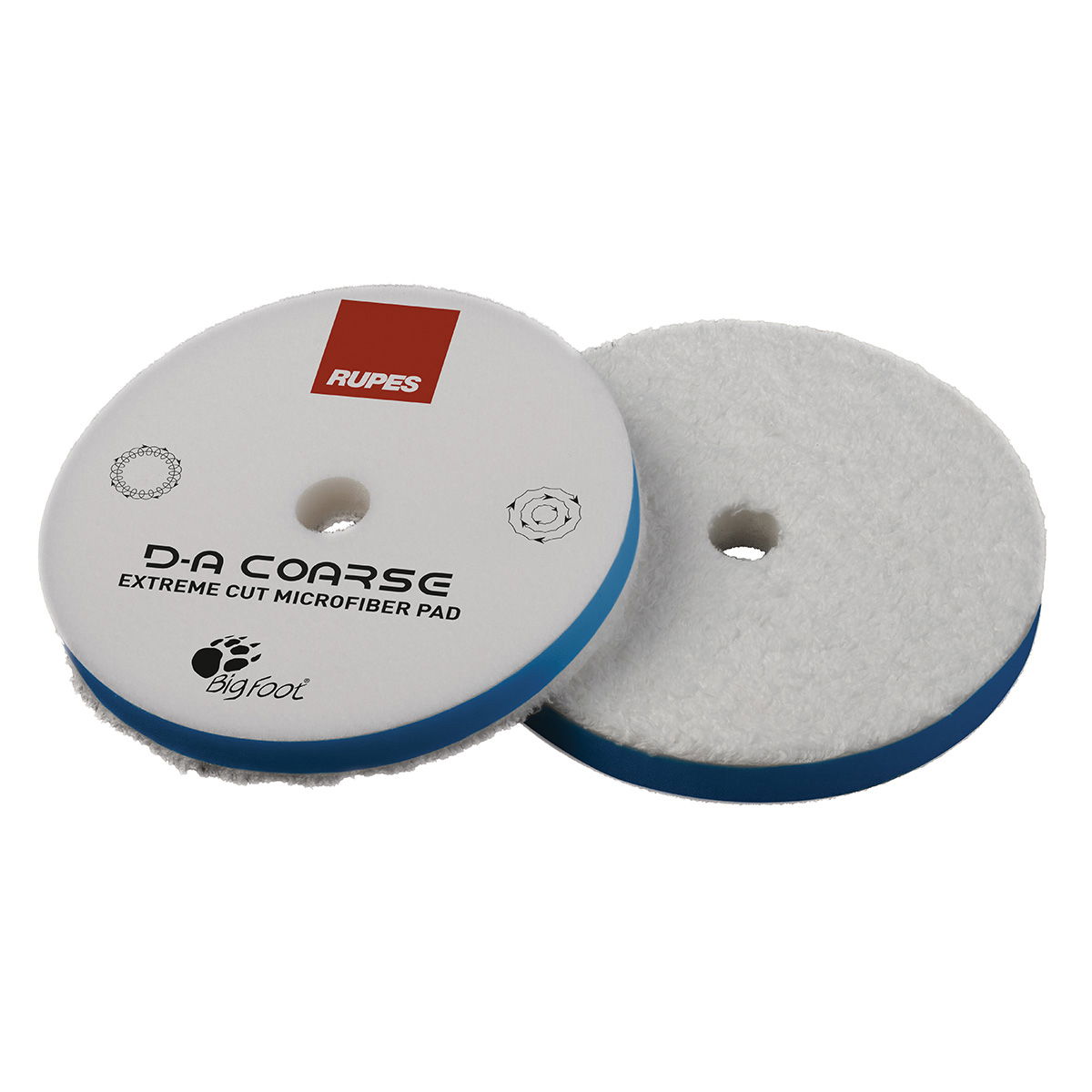 D-A Coarse Extreme Cut Microfiber Pad - 160mm