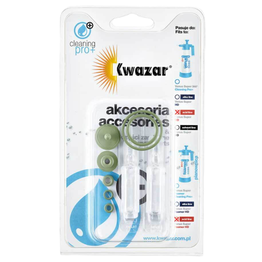 Onderhoudsset voor de Kwazar Venus Super Acid pompverstuiver Onderhoudsset voor de Kwazar Venus Super Acid pompverstuiver