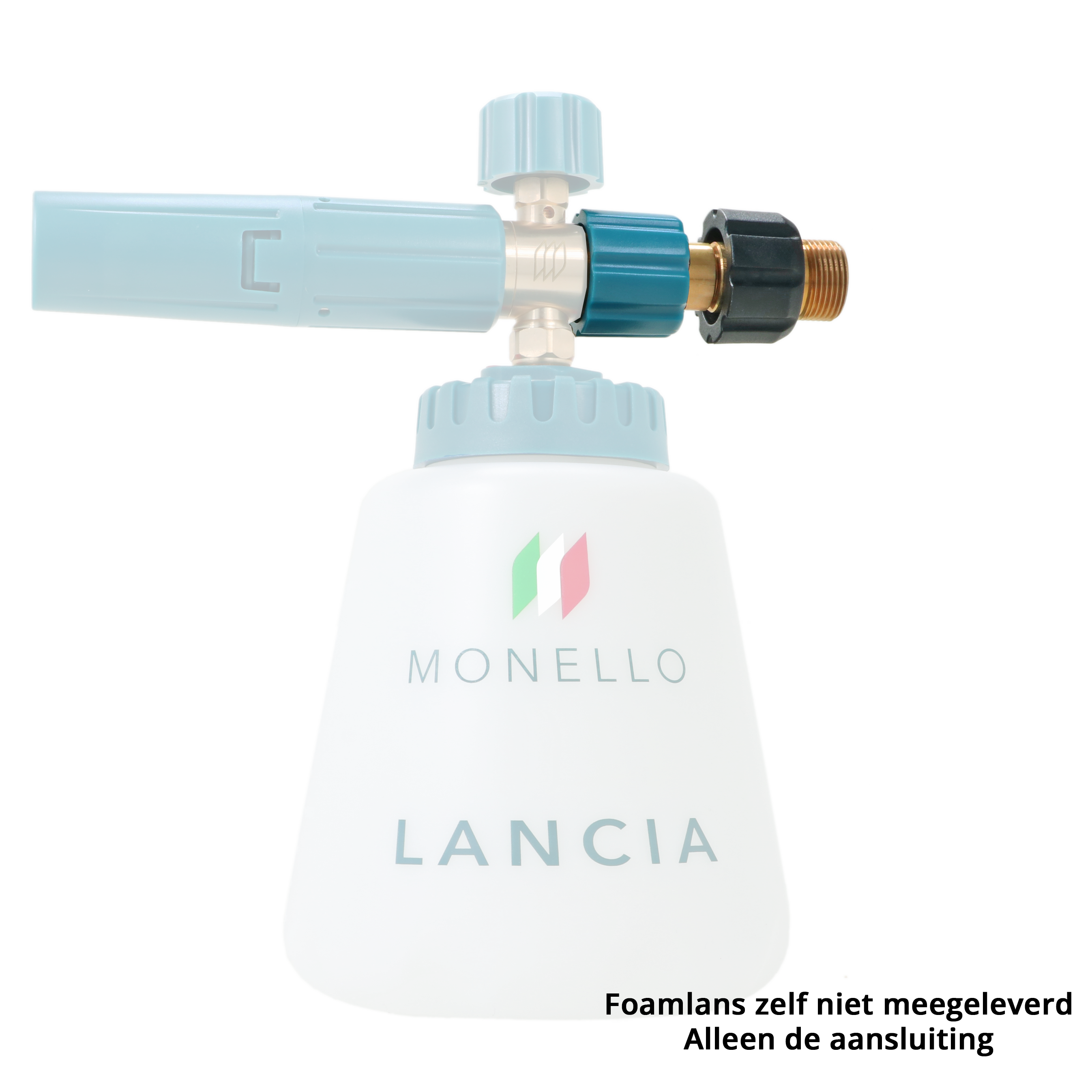 pompa spuiterbuit, kinder spuit, foamland, Monello Lancia, grijs/blauw