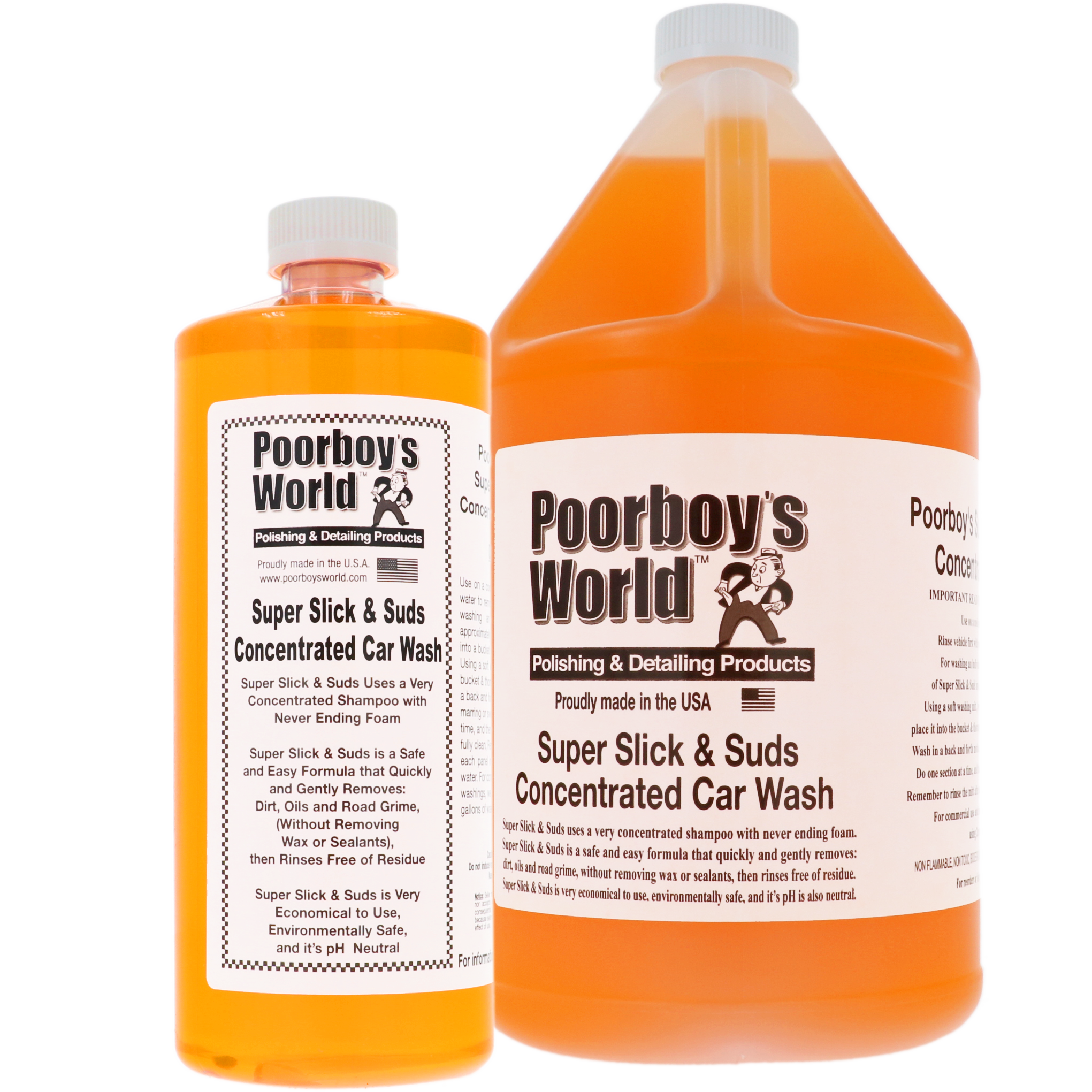 auto, car wash, concentrated, orange liquid, label text
