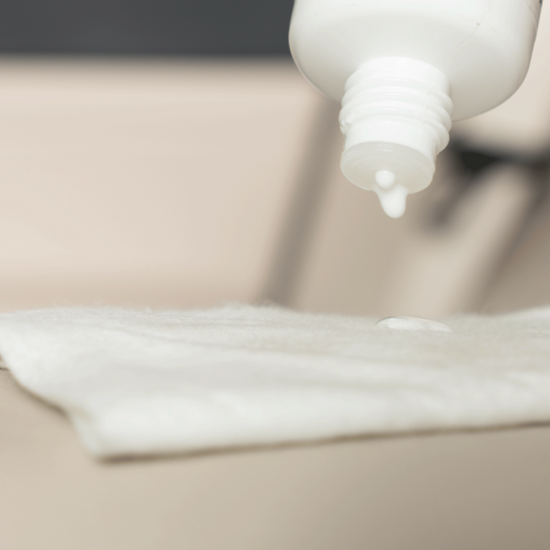 tissue, bonnet, glue, glue drop, drop