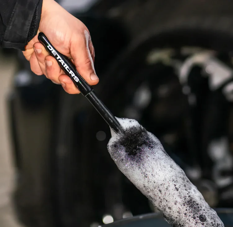 auto-cleaning brush, foam, car wash, cleaning tool, detail brush