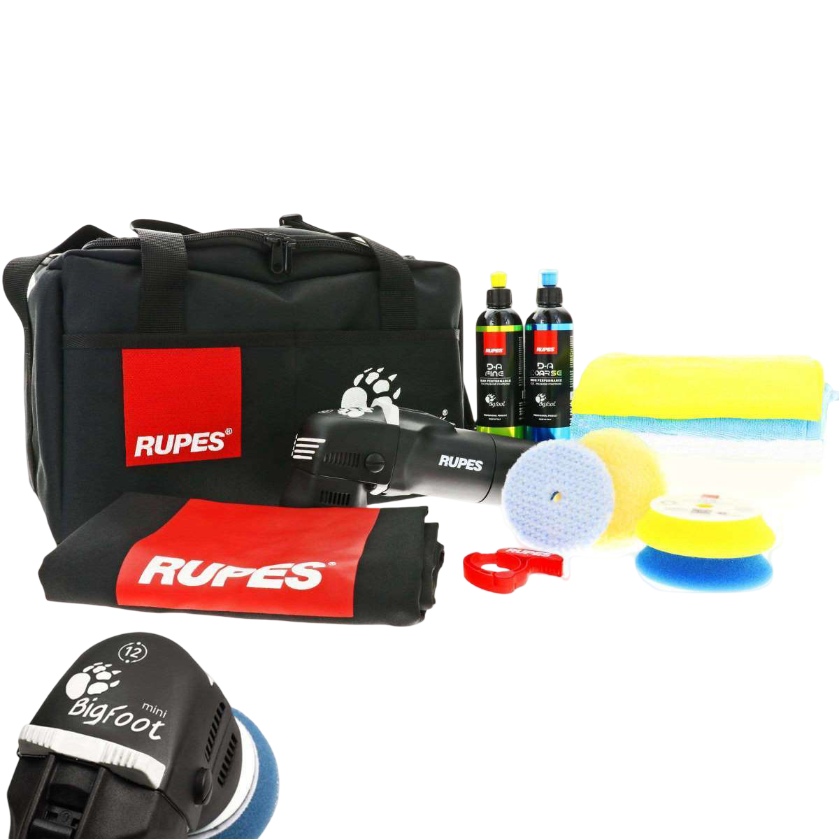 Big Foot LHR75E Mini Polisher LUX Kit Eerste hulp