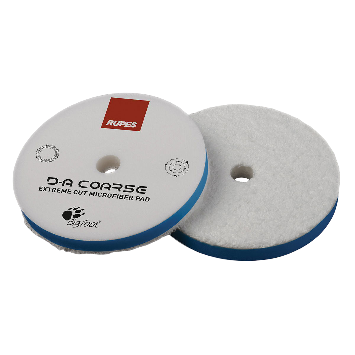 D-A Coarse Extreme Cut Microfiber Pad - 135mm