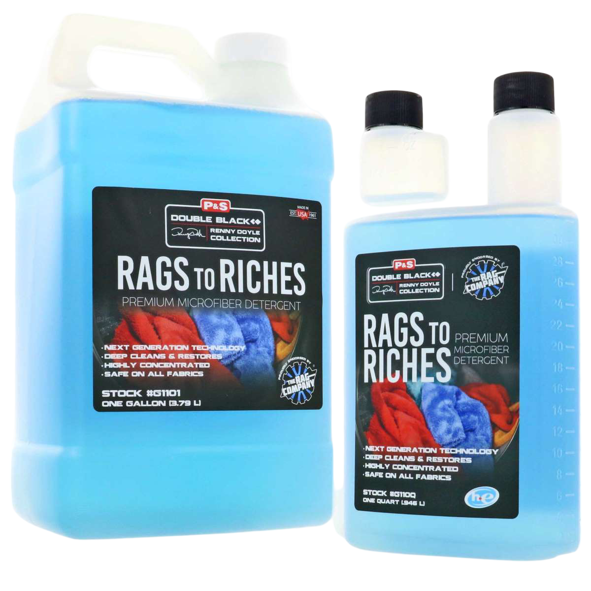 Rags to Riches Microfiber Detergent Fles