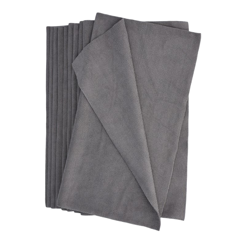 Allround Microfiber Towel Grey HD 10-pack - 40x40cm Servet, Kleding, Vest, Woondecoratie, Linnen