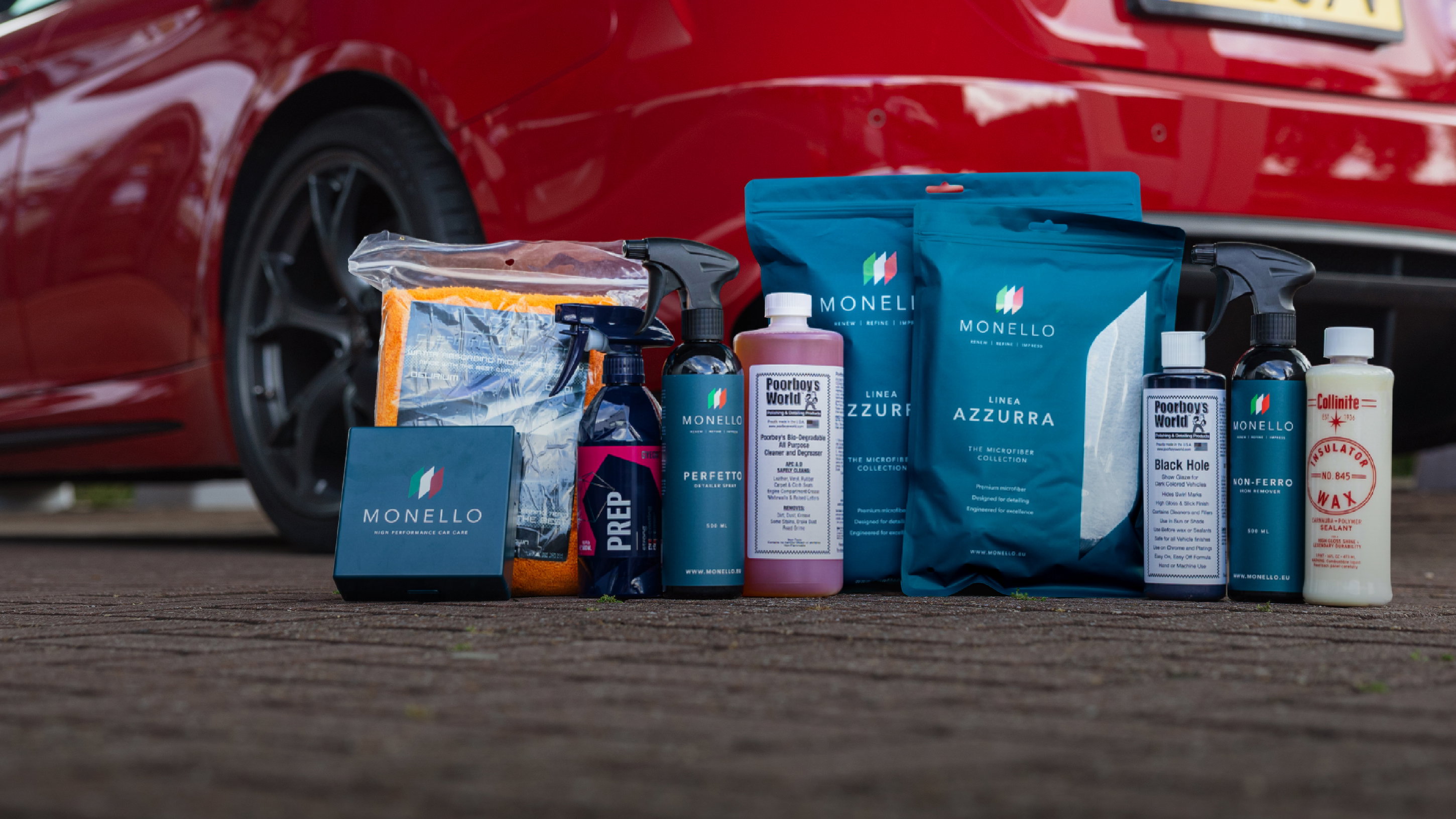 auto detailing, car care, reinigingsmiddel, polish, wash kit