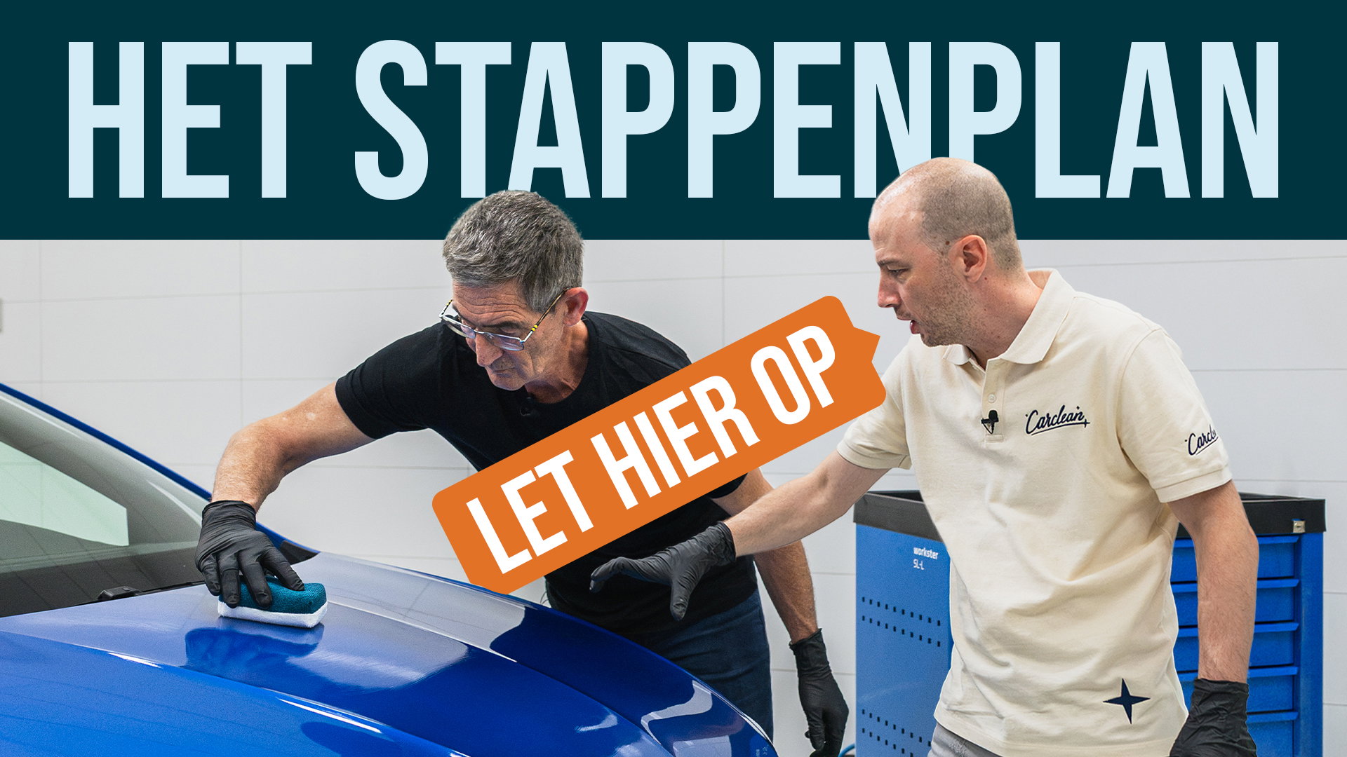 autolak, auto detailing, spatel, glad-zwart honing, blauwe auto